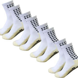 Grip Soccer Socks anti Slip Non Slip Men'S Athletic Socks for Football Basketball Sports, 4 Pair