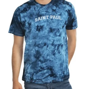 Saint Paul. Tie Dye Tee -SmartPrintsInk Designs