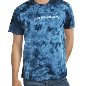 Jefferson City. Tie Dye Tee -SmartPrintsInk Designs