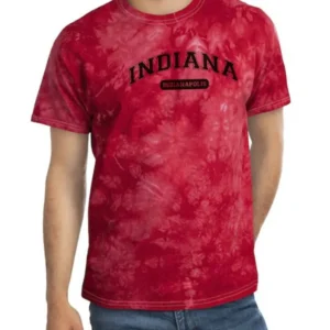 Indiana, Indianapolis Tie Dye Tee -SmartPrintsInk Designs