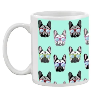 Pugs With Sunglasses Mug -SmartPrintsInk Designs