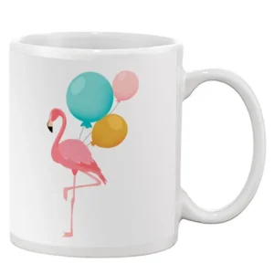Flamingo With Balloons Mug -SPIdeals Designs
