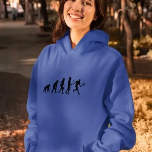 Tennis Player Evolution Hoodie -SPIdeals Designs