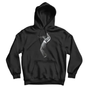 Miles Davis Playing his Trumpet Artwork Unisex Hoodie