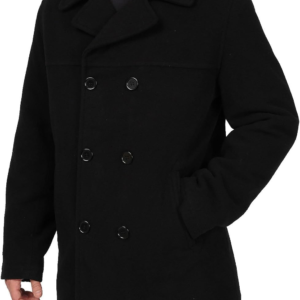 Men'S Big and Tall Polyester Peacoat