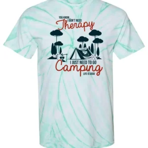 Need To Go Camping Tie Dye Tee -SPIdeals Designs