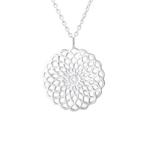 Silver Mosaic Necklace