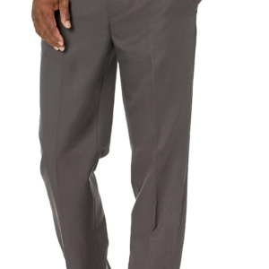 Men'S Classic-Fit Expandable-Waist Flat-Front Dress Pant