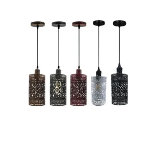 Metal Cage Pendant Lights Chandelier E26 Ceiling Light Fixtures~1155
