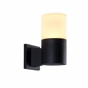 Modern VOW1751BL 5-Watt Integrated LED Outdoor Wall Sconce in Matte Black