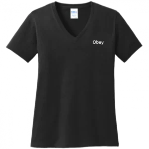 Womens V-Neck -"Obey"