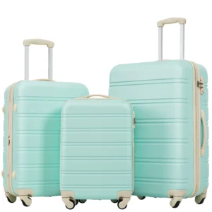 3 Piece Luggage Set Hardside Spinner Suitcase with TSA Lock 20' 24' 28' Available