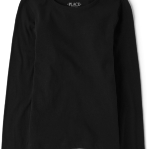 Girls' Basic Long Sleeve Layering Tees