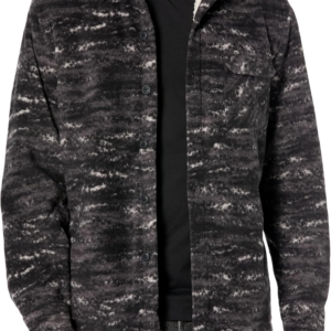Men'S Woodsman Microfleece Lined Flannel Shirt Jacket