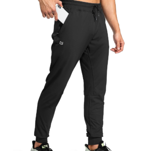 Men'S Sweatpants with Zipper Pockets Athletic Pants Traning Track Pants Joggers for Men Soccer, Running, Workout