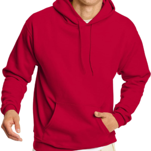 Mens Ecosmart Hoodie, Midweight Fleece Sweatshirt, Pullover Hooded Sweatshirt for Men