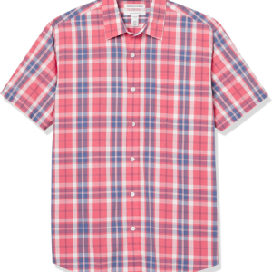Men'S Regular-Fit Short-Sleeve Poplin Shirt