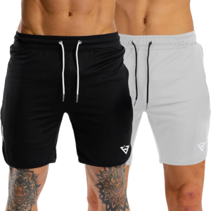 Men'S Workout Shorts 7" Running Shorts Athletic Bike Shorts Gym Shorts for Men with Zipper Pocket